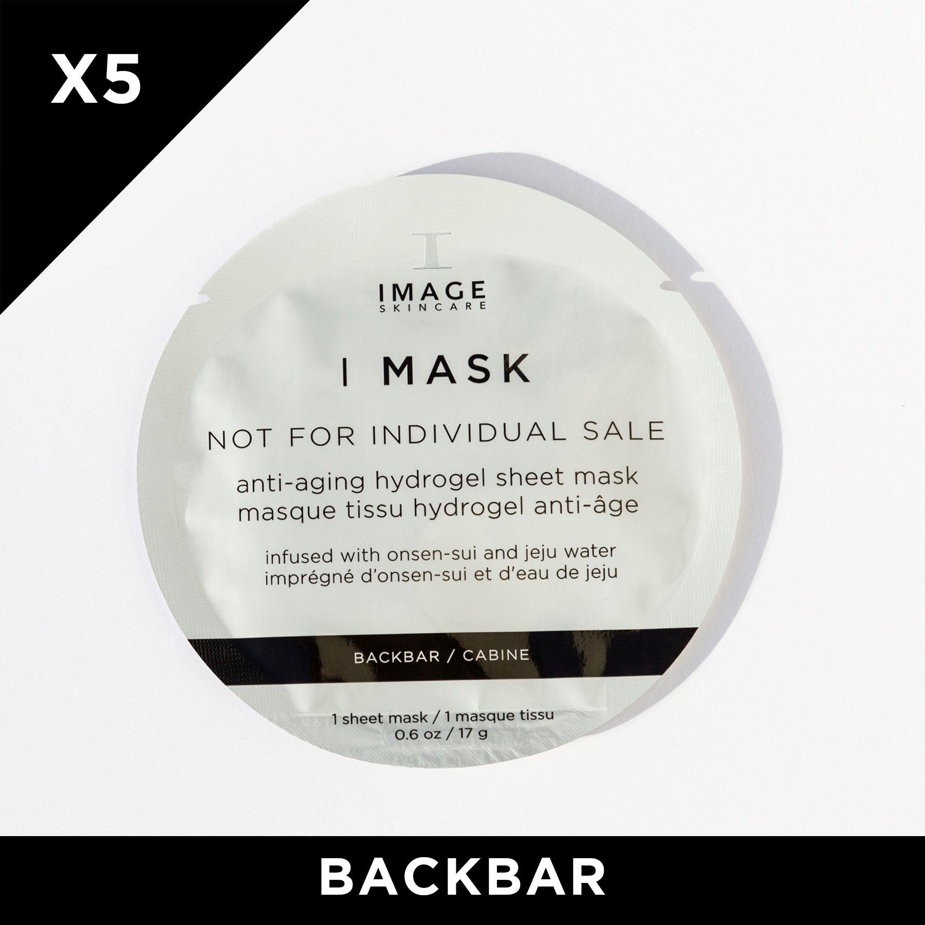 PROFESSIONAL - I MASK anti-aging hydrogel sheet mask - 5 pack - BB-200N