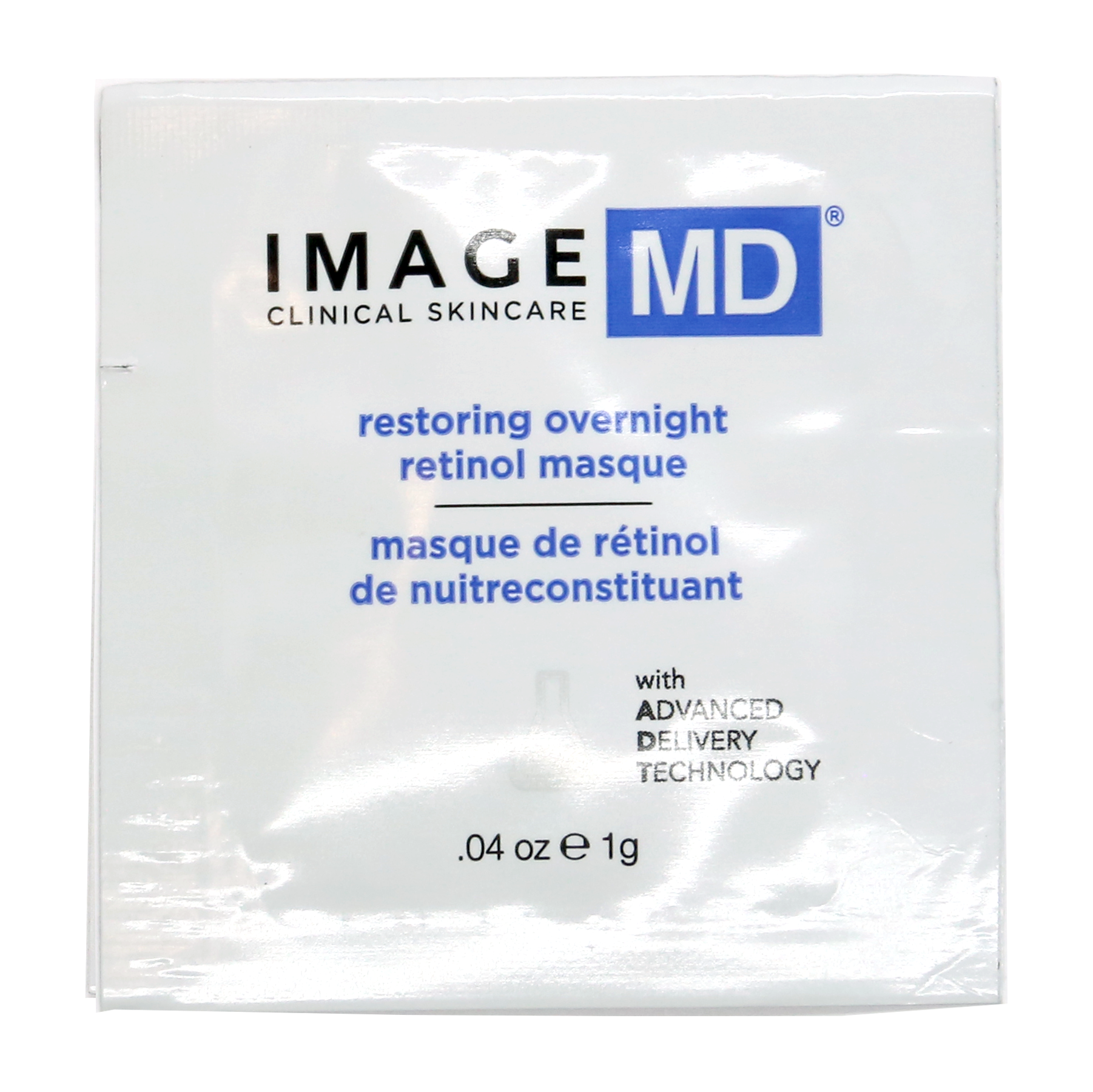 IMAGE MD Restoring Overnight Retinol Masque .04oz Foilpack 20-pack (Discontinued) - FP-125
